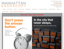 Tablet Screenshot of manhattanendo.com